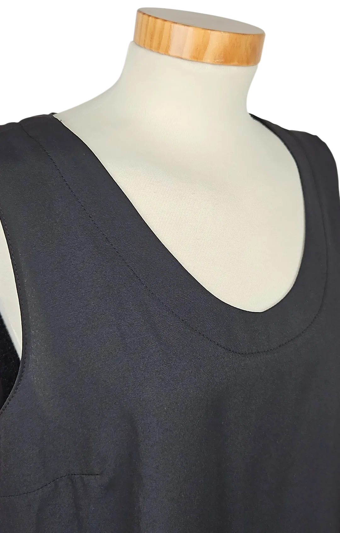 Rena Moden Vintage Damen Top, schwarz - Gr. L  – Bild 4
