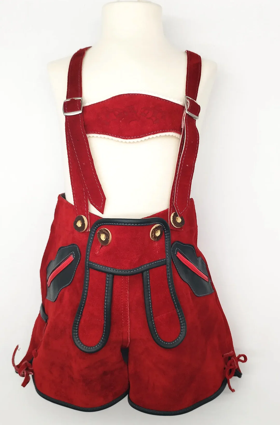 Kinder Trachtenhose, St. Peter Trachten Leder Gr. 110 | Wie Neu - Bild 4