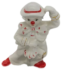 Porzellanfigur Clown von Gilde, ca. 14,5 cm, Handarbeit - Bild 4