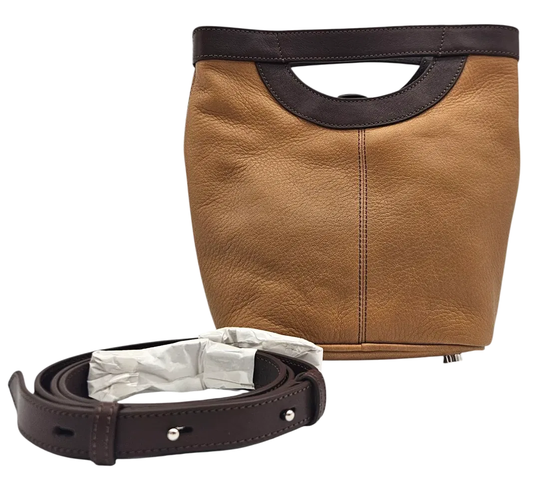 Max V. Kœnig Damen Lederhandtasche, braun - Höhe ca. 22 cm  - Bild 4