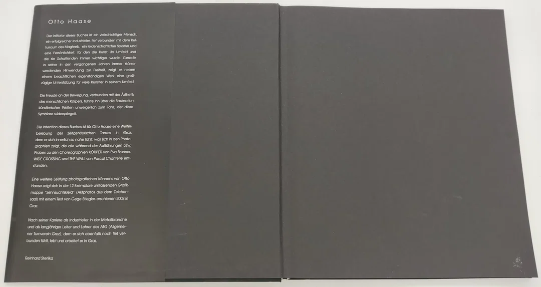 Buch "photography - dance - liberty" Bildband von Otto Haase Graz limitierte Auflage – Bild 2