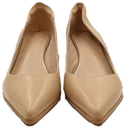 Glattlederwedges creme Gr. 40,5 - Bild 2