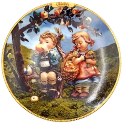 Sammelteller „Kindheitsfreuden der Jahreszeiten“ von M.I. Hummel - Oktober (Teller A 181)