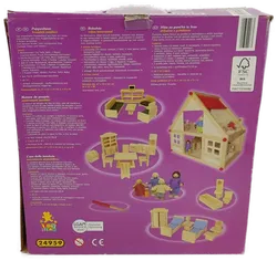  Small Foot Puppenhaus mit Möbeln, 2 Etagen, Rollenspielzeug für Kinder, aus Holz, inkl. Einrichtung, ab 3 Jahren - Bild 10