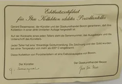 6 Stk. Bexon Teller mit 18 Karat Goldumrandung - Bild 9