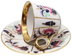 Porzellan-Kaffeegedeck H&C Chodau (Gebraucht, Patina) | Vintage-Schatz - Bild 1