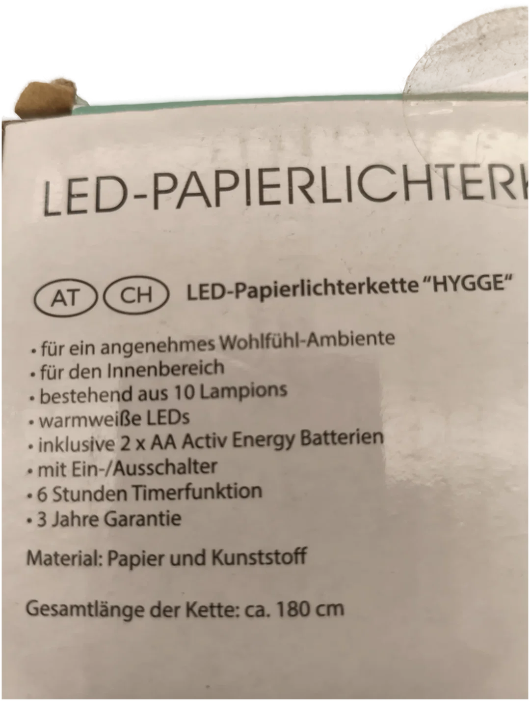LED Origami-Papierlichterkette – Bild 3