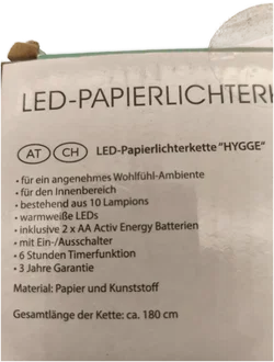 LED Origami-Papierlichterkette - Bild 3