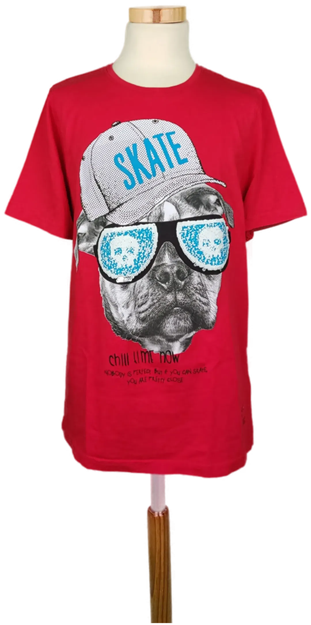 C&A Kinder T-Shirt rot mit Pailletten - 158-164 - Bild 4