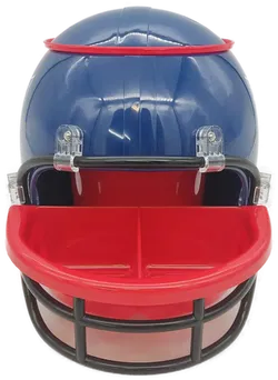 NFL Snack Helmet – Snack-Helm mit Fächern und Originalverpackung - Bild 1