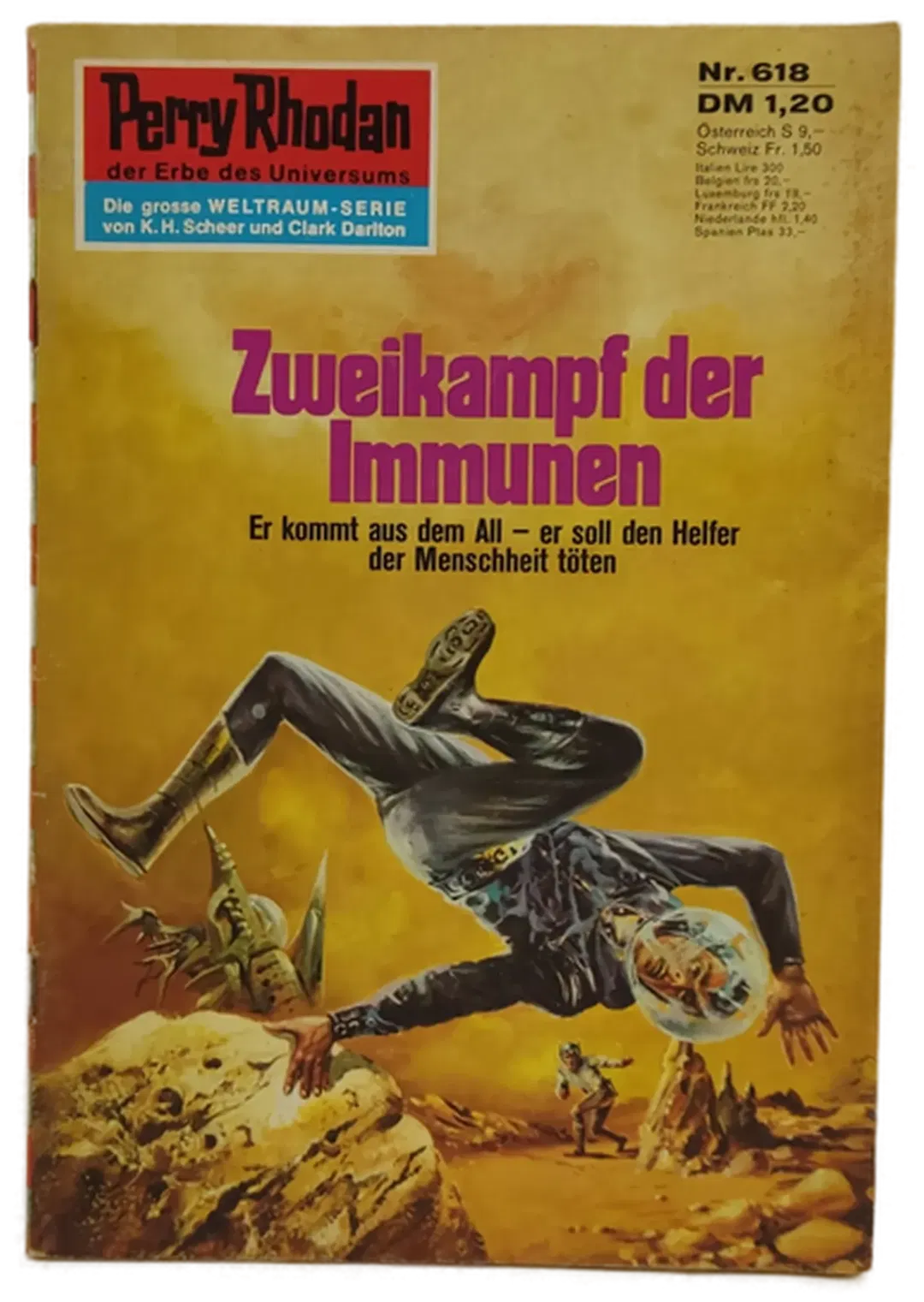 Romanheft Perry Rhodan Zweikampf der Immunen Erstauflage Nr.618 - Bild 2