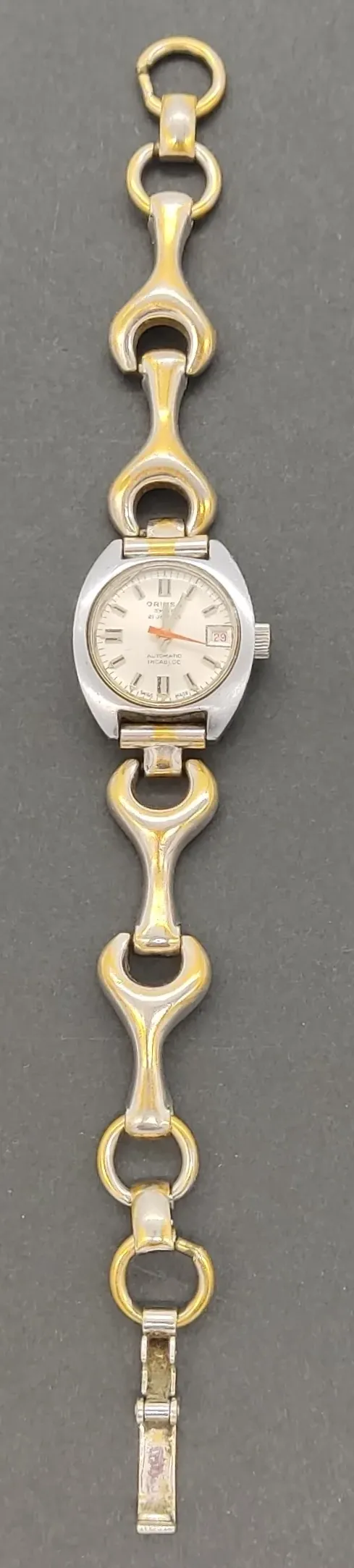 Oriosa Vintage Damenuhr/Armbanduhr Automatic Länge ca 17,5cm – Bild 4