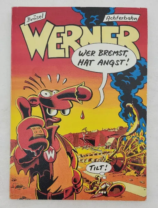 Vintage - Comic - Werner Nr. 8 - Wer bremst hat Angst! - Bild 1