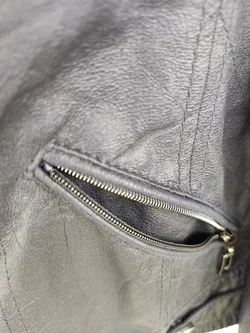 Jacke "Bonita", langarm mit Kragen, dunkelblau mit Taschen, Größe 42 – Vorschau 3