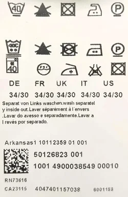 Boss Damen Jeans schwarz Gr. 34/30 - Bild 5