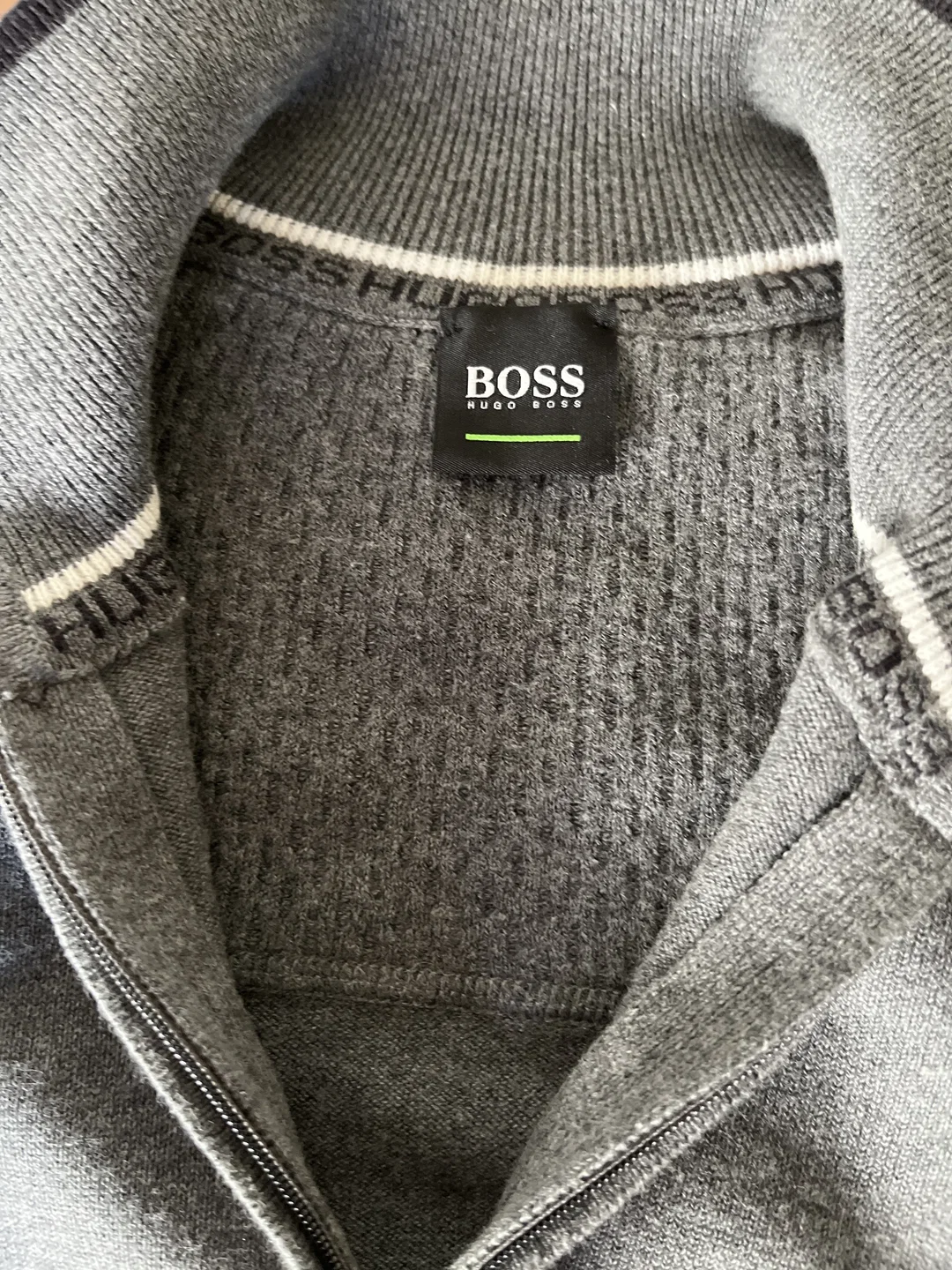 HUGO BOSS Herren Weste Gr. L grau – Bild 2