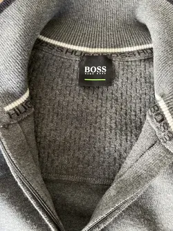 HUGO BOSS Herren Weste Gr. L grau - Bild 2