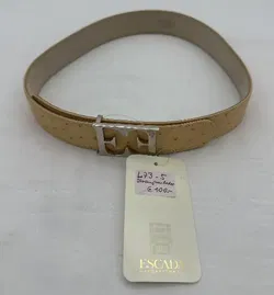 Escada Straußenleder - Damen Umhängetasche und Gürtel - Set  - Bild 5