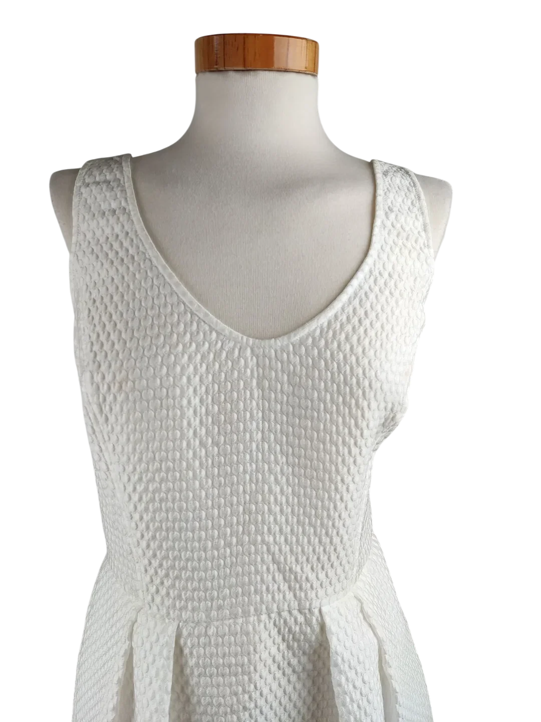 Armani Damen Midikleid, weiß - Gr. 42/XL – Bild 4