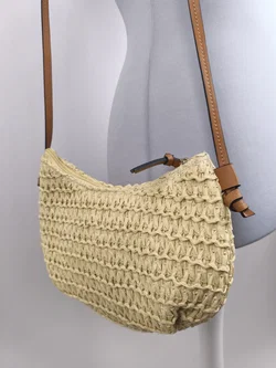 Handtasche geflochten, Sommer - Bild 3