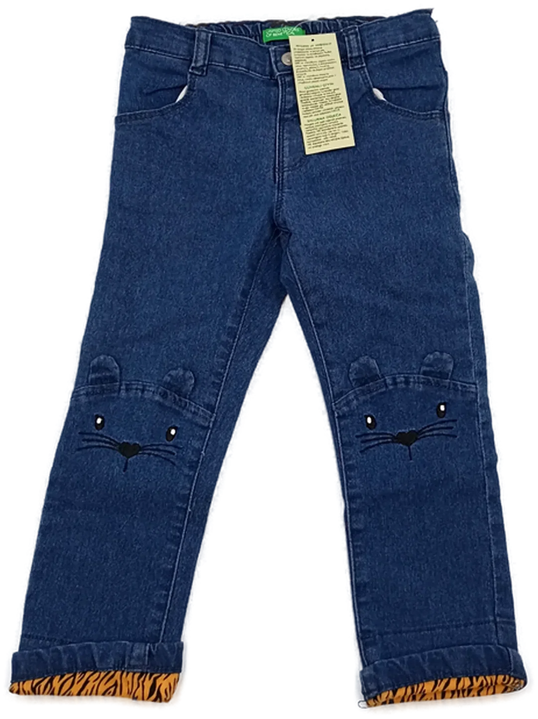 United Colors of Benetton Kinderjeans blau Gr. 104 - Bild 4