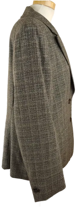 Madeleine Damen Hosenanzug grau gemustert - XL/42 - Bild 5