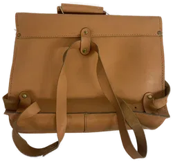 Retro Schultasche Echtleder  - Bild 2