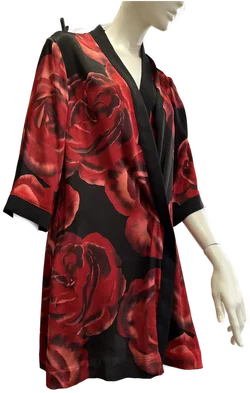 Neue GODSKE Sommerjacke in Rot-Schwarz, Gr. 42 - Bild 2