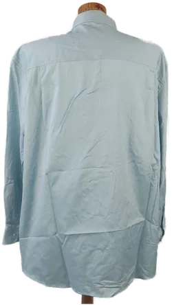 Charles Vögele Herrenhemd langarm blau gestreift - Gr. 47/48 - Bild 3