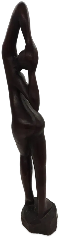 Weibliche Skulptur aus Holz, 70 cm groß - Bild 2