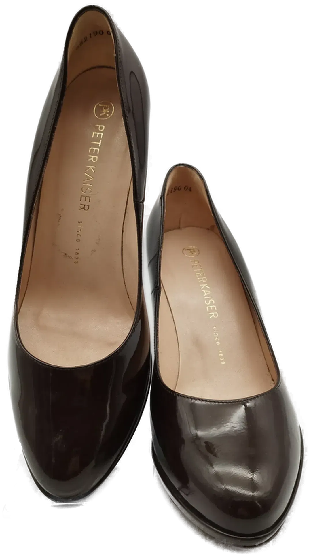 Braune Peter Kaiser Heels - Gr. 38 / Glossy - Bild 1