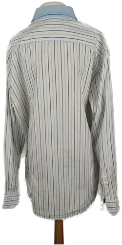 Tommy Hilfiger Herren Hemd blau schwarz gestreift - M/48 - Bild 2