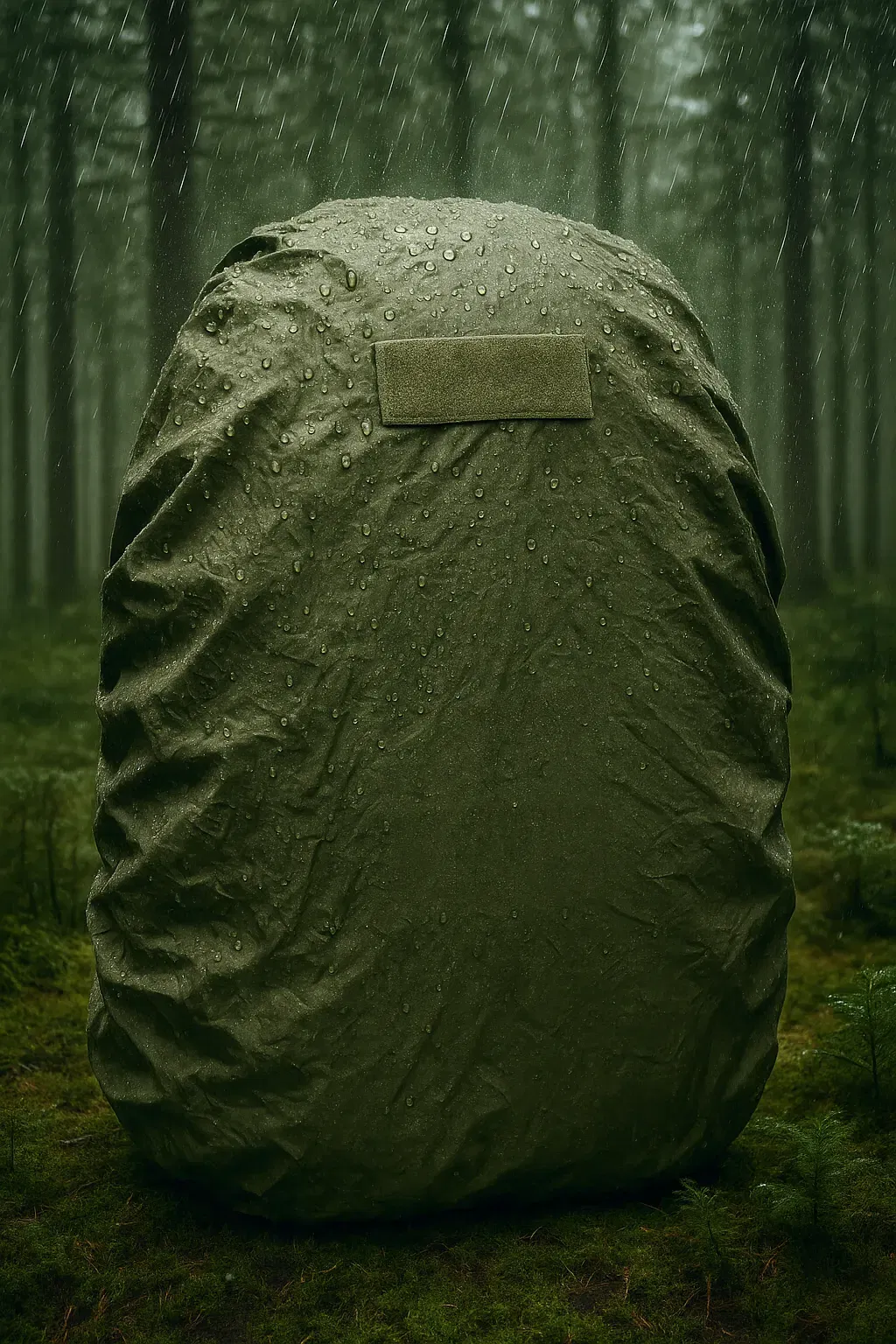 Tasmanian Tiger Regenschutz für Rucksack – olivgrün, wasserabweisend, elastisch - Bild 4