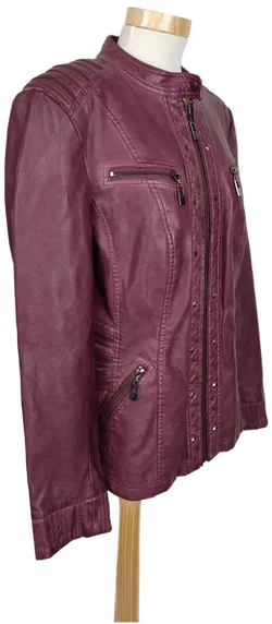 Canda Premium Damen Lederjacke violett - XL/42 - Bild 3
