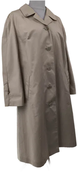 Klassischer Mantel, beige, Gr. 48, Übergnagsmantel - Bild 3