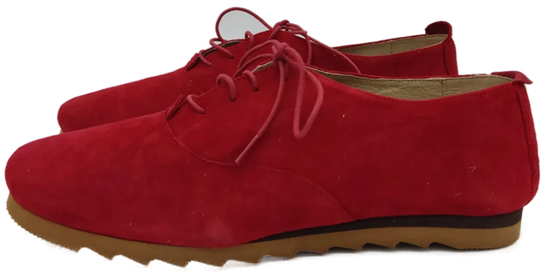 B. C. Damen Halbschuhe rot Gr.38 – Bild 2