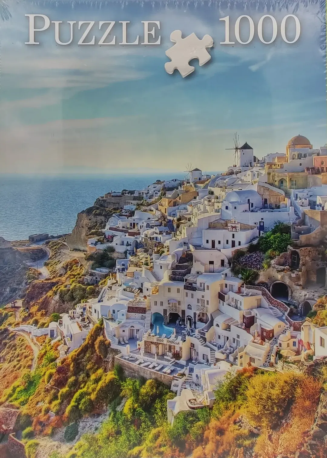 Puzzle Santorini-Küste, 1000 Teile, Made in Europe - Bild 4