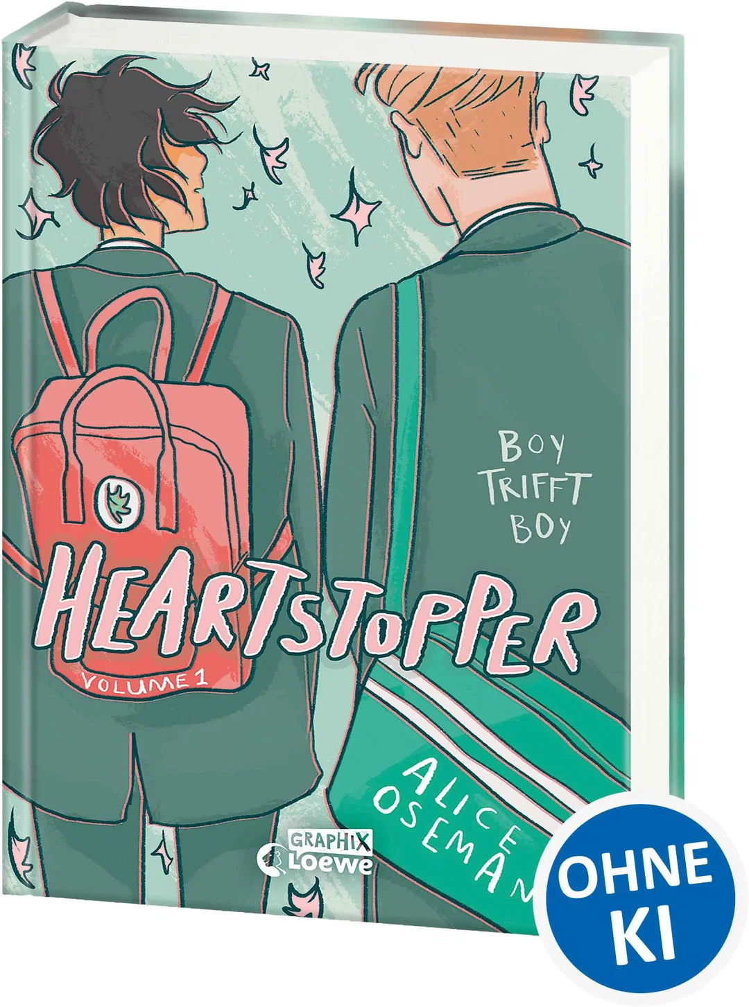 Heartstopper Volume 1 (deutsche Hardcover-Ausgabe) - Alice Oseman - Graphix Loewe - Bild 1