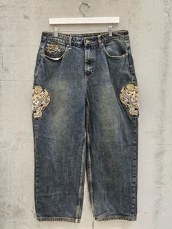ED HARDY Y2K x URBAN OUTFITTERS Herren Jeans, blau - Gr. M – Vorschau 1