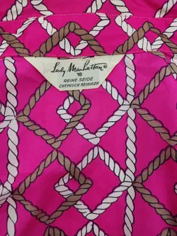 Lady Manhattan Damen Seiden Bluse - XL/42 - Bild 5