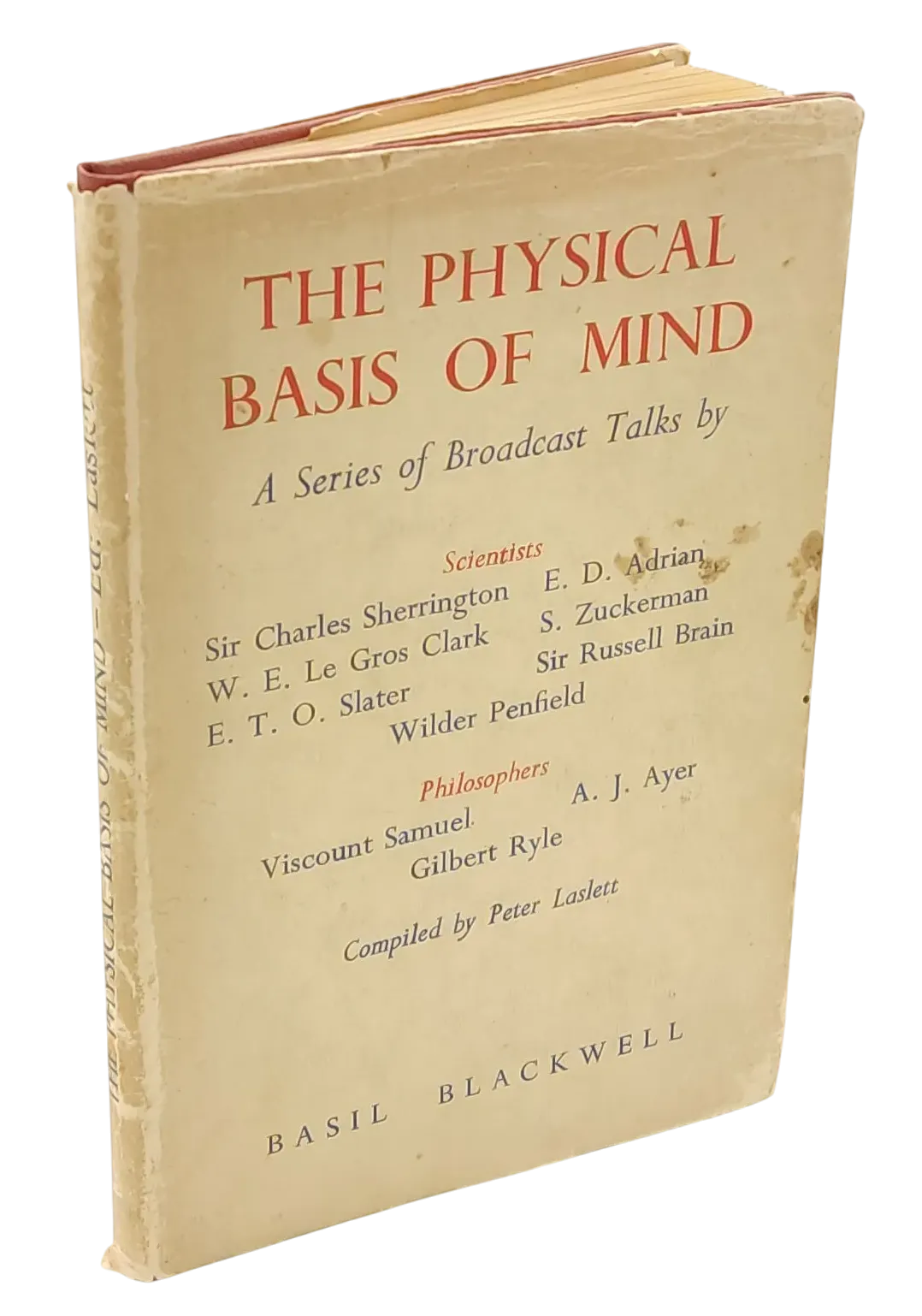 The physical basis of mind - Peter Laslett - Bild 1