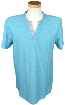 Tom Tailor Herrenshirt blau/weiß Gr. L – Vorschau 1