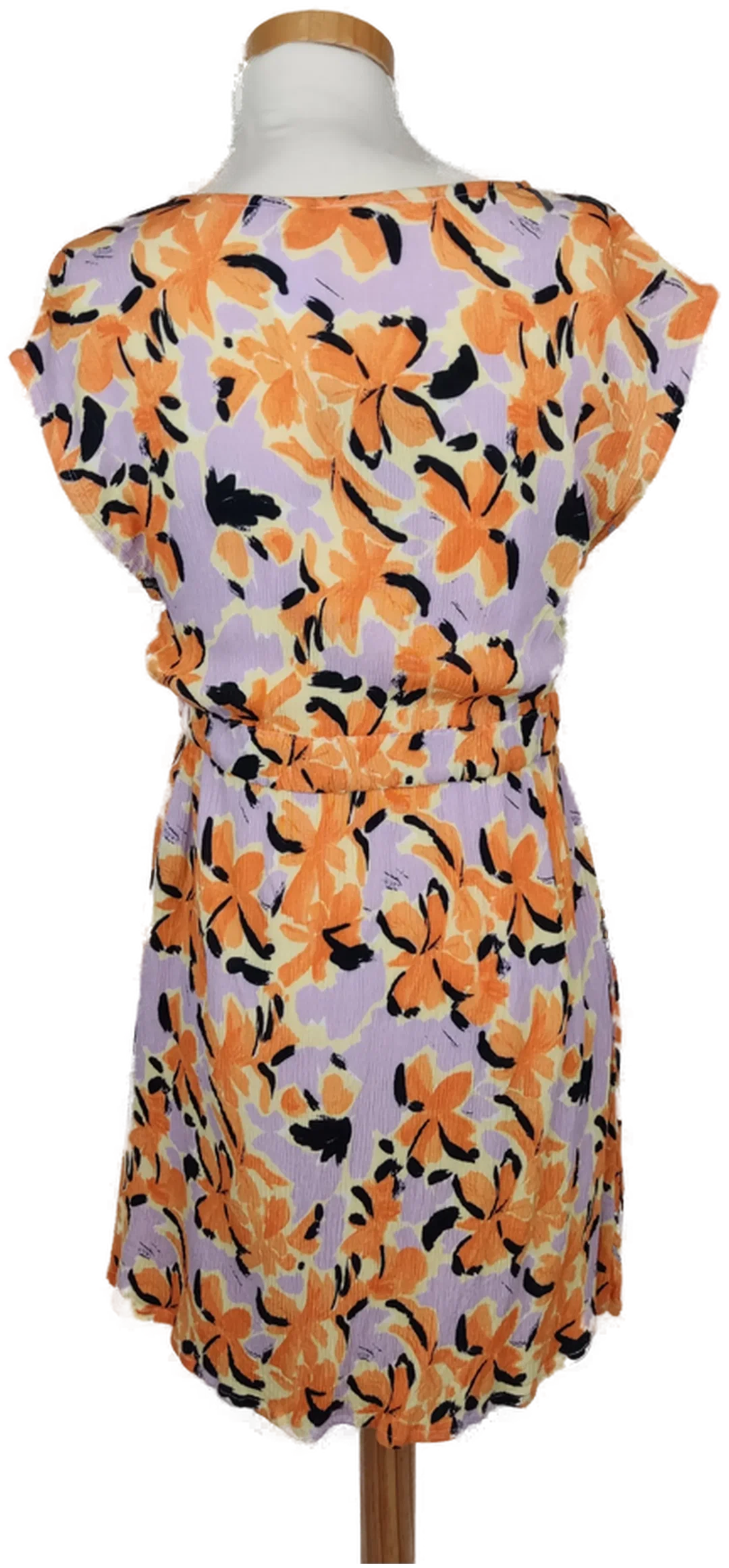 Name It Kinder Kleid flieder/orange geblümt, bauchfrei - 128 – Bild 2