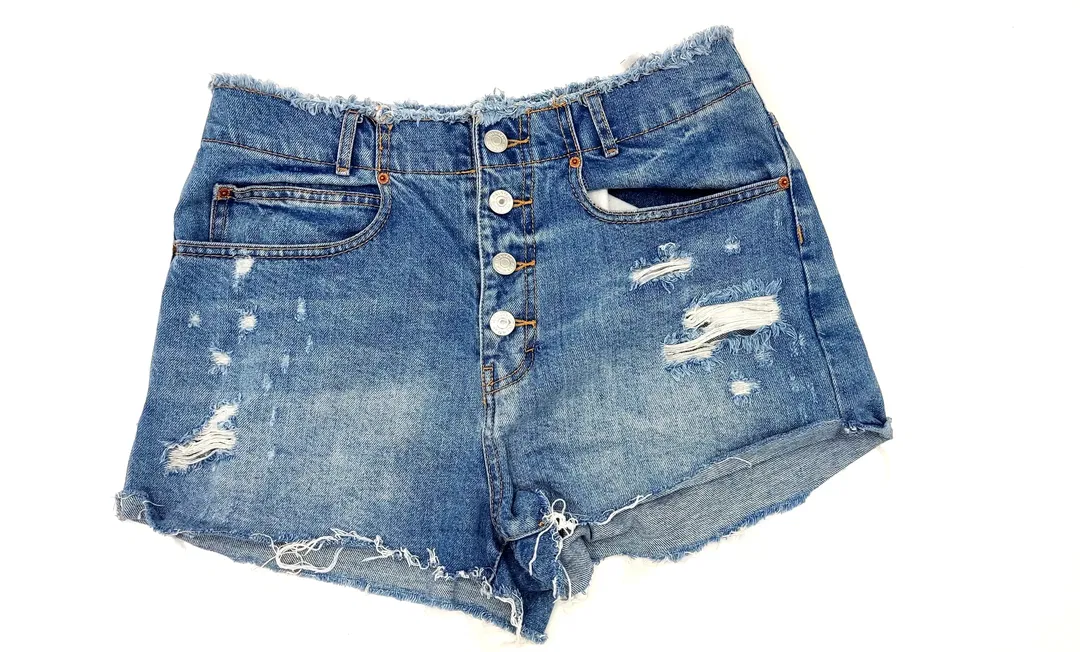 PULL&BEAR Jeans Short Damen - M - Bild 4