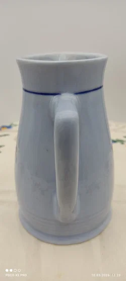 Lilien Porzellan Set, 1 Kanne + 4 Becher | Retro-Charme - Bild 8