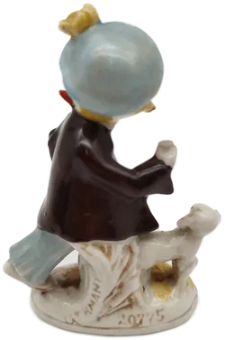 Kleine Schäfer-Skulptur aus Deutschland - 11cm hoch - Bild 2