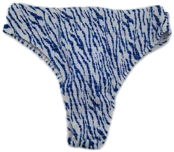 Animal Print Bikini-Slip - Gr. 38 / mit Struktur - Bild 2