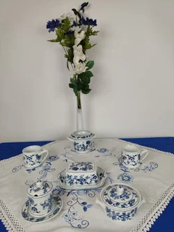 Blue Danube mit Zwiebelmuster Japan Porzellan-Set 6-tlg. | Festliche Stimmung - Bild 4