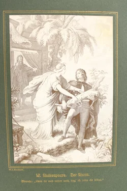 Prof. W. v. Kaulbach – Klassiker-Galerie – Shakespeare-Illustrationen – Kunstmappe (antik/vintage) - Bild 4