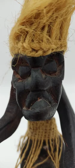 Afrikanische Holzfigur Reiter Auf Pferd | Deko - Bild 7